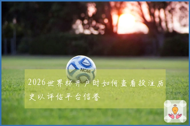 2026世界杯开户时如何查看投注历史以评估平台信誉